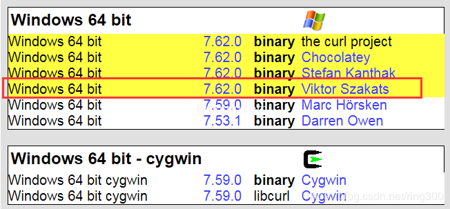 windows7-64 位提示 curl 命令出错的解决办法